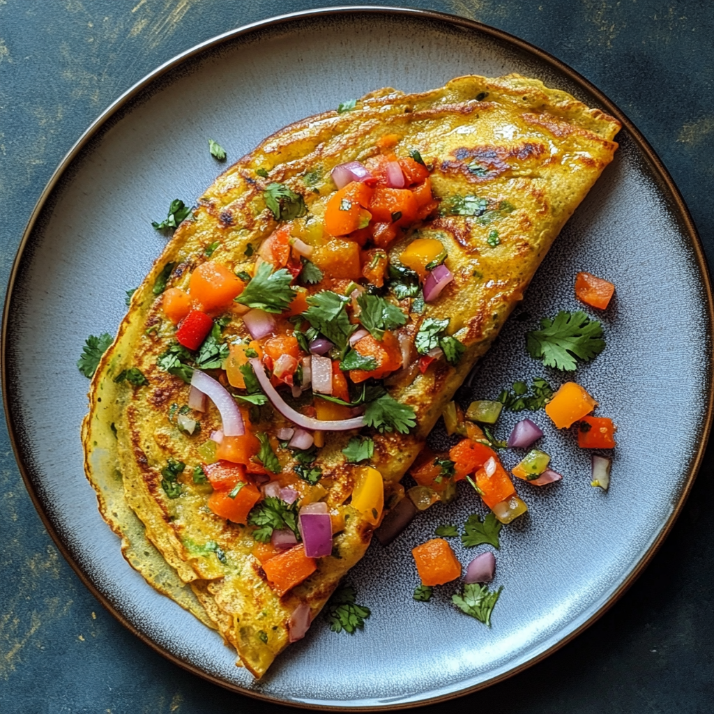 Besan Pancake (Indian-Style chickpea pancake)