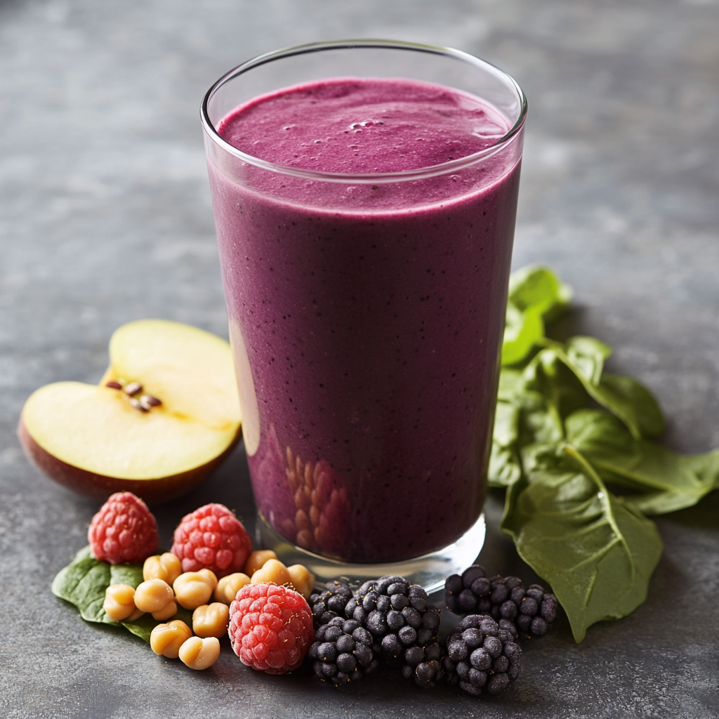 Berry Bean Protein Smoothie